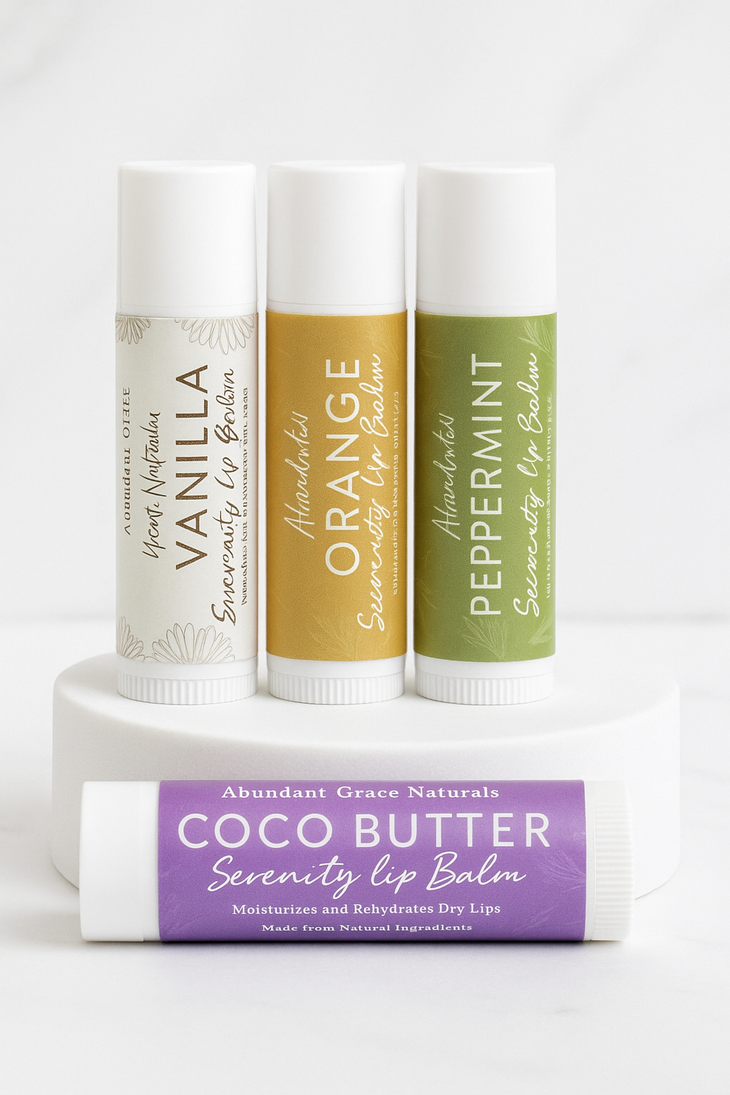 Serenity Lip Balm Set of 4